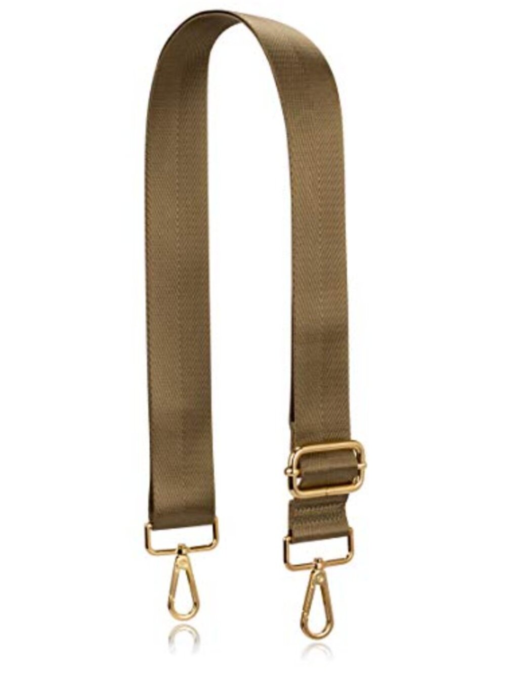 Wide Purse Strap Replacement Adjustable Crossbody Bag Polyester Metal